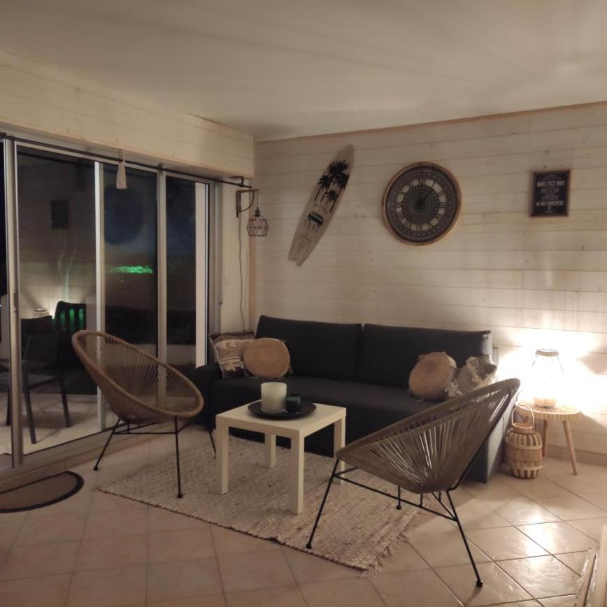 Les Capitelles 5 - Acces Direct A La Plage Depuis Le Jardin - T2 Avec Cabine - 6 Pers - Jardin - Piscine - Parking Saint-Cyprien  Luaran gambar
