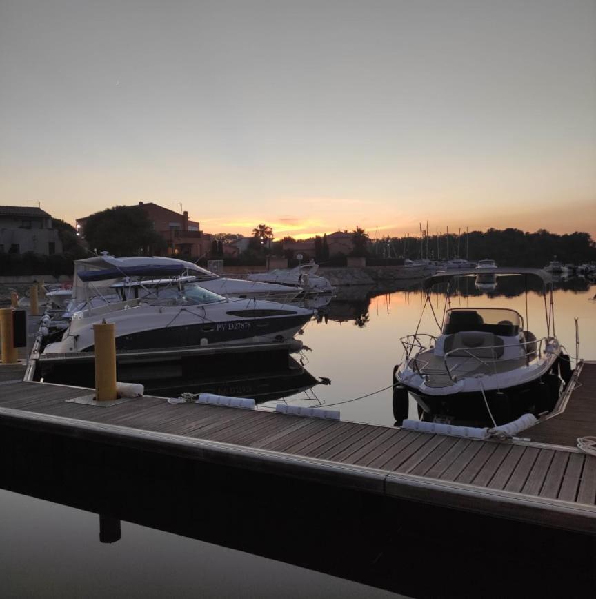 Les Capitelles 5 - Acces Direct A La Plage Depuis Le Jardin - T2 Avec Cabine - 6 Pers - Jardin - Piscine - Parking Saint-Cyprien  Luaran gambar